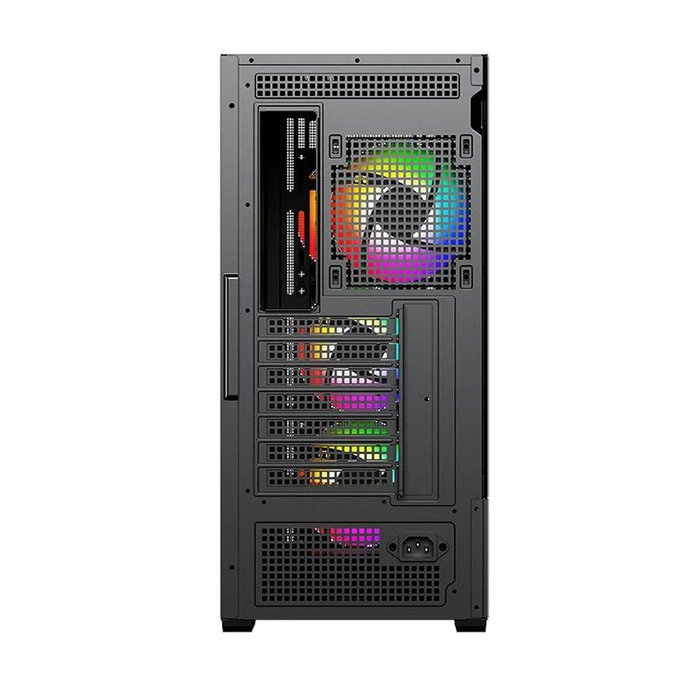 Boîtier ATX semi-tour KEEP OUT KO XC-805 MESH ARGB USB3 Noir