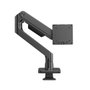 ACT AC8340 Support mural pour moniteur 49 pouces avec ressort à gaz, ergonomique, VESA 75x100, noir