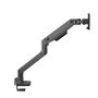 ACT AC8340 Support mural pour moniteur 49 pouces avec ressort à gaz, ergonomique, VESA 75x100, noir