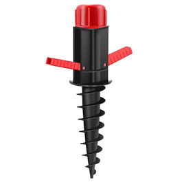 Marbueno 10505 Pincho Parasol Plastique Noir 37x6x6 cm Plage et Jardin