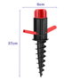 Marbueno 10505 Pincho Parasol Plastique Noir 37x6x6 cm Plage et Jardin