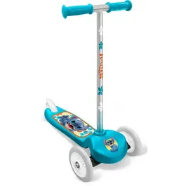 Disney Stitch - Trottinette 3 roues Steering pour enfants à partir de 3 ans, plateau antidérapant, roues ABEC 5 et frein arrière