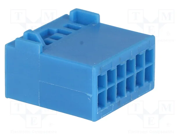 4CARMEDIA Boîtier de connecteur Quadlock fiche mâle 12 broches bleu pour VW 2011+
