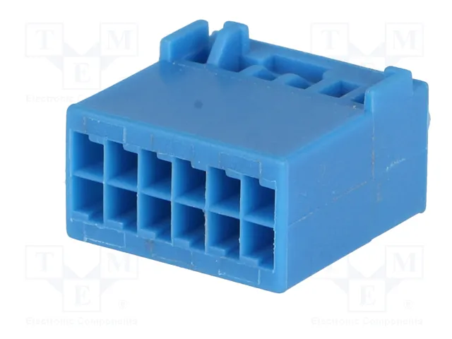 4CARMEDIA Boîtier de connecteur Quadlock fiche mâle 12 broches bleu pour VW 2011+