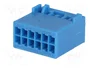 4CARMEDIA Boîtier de connecteur Quadlock fiche mâle 12 broches bleu pour VW 2011+
