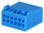 4CARMEDIA Boîtier de connecteur Quadlock fiche mâle 12 broches bleu pour VW 2011+