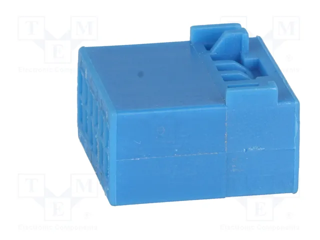 4CARMEDIA Boîtier de connecteur Quadlock fiche mâle 12 broches bleu pour VW 2011+