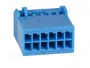 4CARMEDIA Boîtier de connecteur Quadlock fiche mâle 12 broches bleu pour VW 2011+