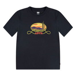 T shirt à manches courtes Enfant Levi's Lvb Cactus In The Sunset Noir S
