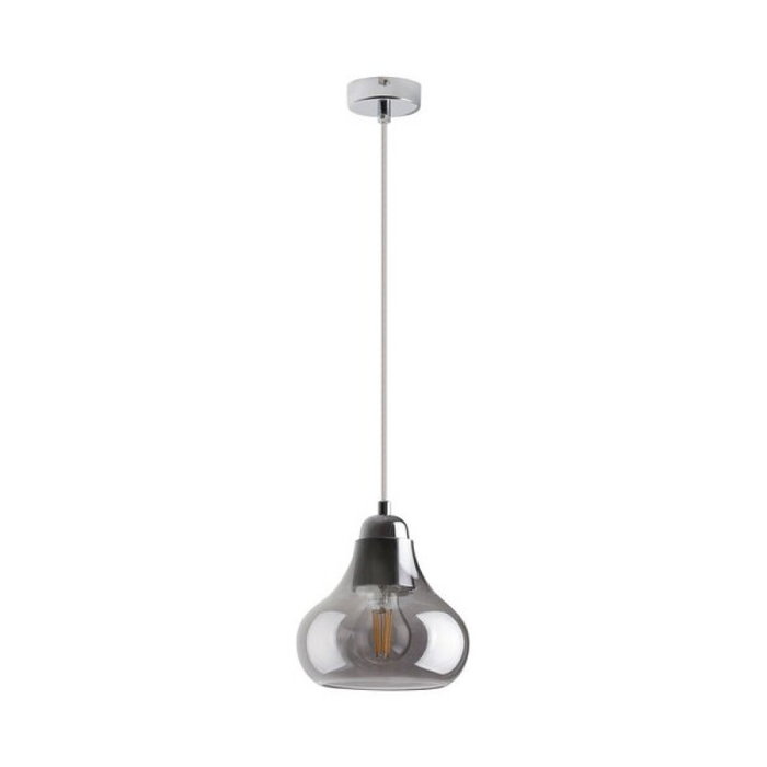 RABALUX Suspension Jezabel Chrome et Verre Fumé E27