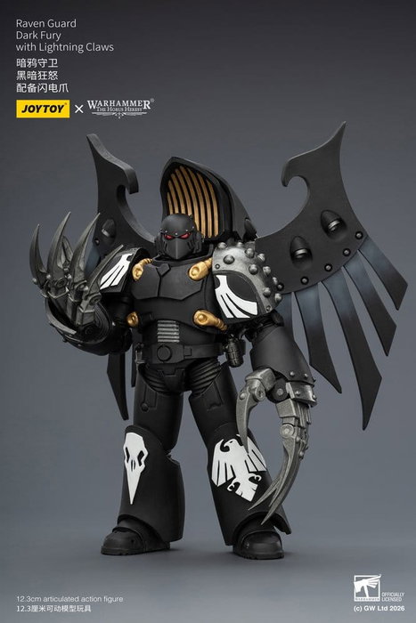 Joy Toy Warhammer 40,000 figurine Raven Guard Dark Fury 12 cm Joy Toy Warhammer 40,000 figurine Raven Guard Dark Fury 12 cm