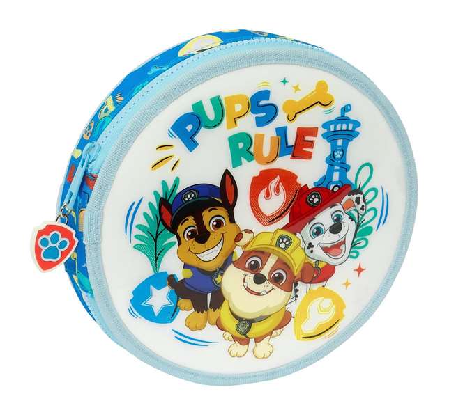 Safta Plumier rond Paw Patrol "Pups Rule" 18 pièces, dimensions 21 x 3.5 cm, pour enfants à partir de 3 ans Safta Plumier rond Paw Patrol "Pups Rule" 18 pièces, dimensions 21 x 3.5 cm, pour enfants à partir de 3 ans