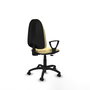 PIQUERAS Y CRESPO Chaise de bureau Algarra similicuir crème