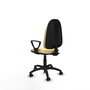 PIQUERAS Y CRESPO Chaise de bureau Algarra similicuir crème