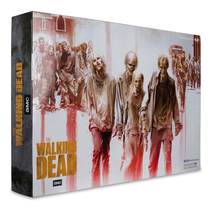 McFarlane Toys The Walking Dead Pack de 4 figurines Walkers 13 cm McFarlane Toys The Walking Dead Pack de 4 figurines Walkers 13 cm