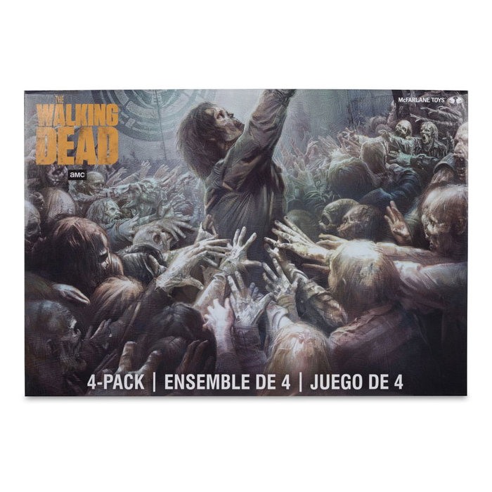McFarlane Toys The Walking Dead Pack de 4 figurines Walkers 13 cm McFarlane Toys The Walking Dead Pack de 4 figurines Walkers 13 cm