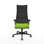 Piqueras y Crespo Chaise de Bureau Albacete Pistache et Noir
