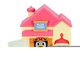 FAMOSA Play Date Plush Surprise Bluey Bly99000 Peluche Bleu Célébration Enfant +3 Ans