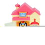 FAMOSA Play Date Plush Surprise Bluey Bly99000 Peluche Bleu Célébration Enfant +3 Ans