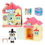 FAMOSA Play Date Plush Surprise Bluey Bly99000 Peluche Bleu Célébration Enfant +3 Ans