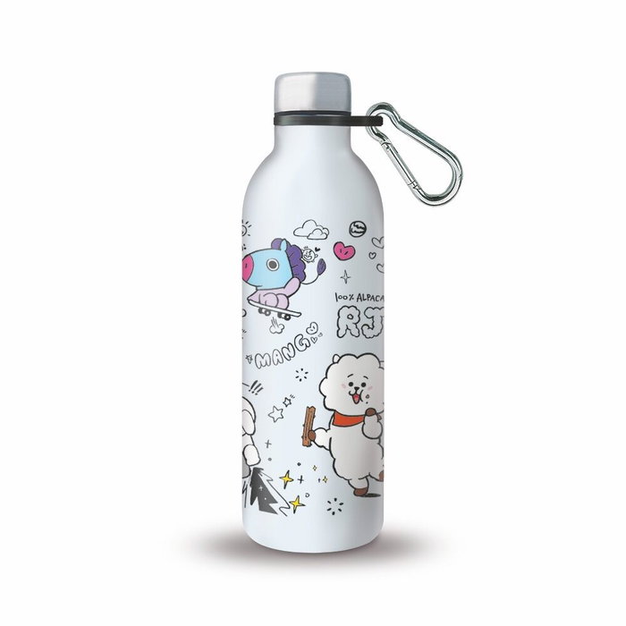 ERIK Gourde isotherme en acier inoxidable 500ml avec double paroi pour maintien de la température - BT21