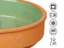 LA DEHESA Set de 6 caquelons en terre cuite vert menthe 16 cm