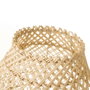 BigBuy Home Lampe de bureau Naturel Métal Rotin