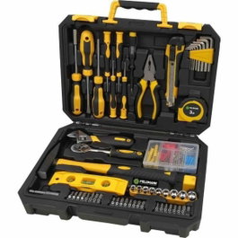 Fieldmann FDG 5013-138R - Ensemble d'outils 138 pièces avec mallette jaune