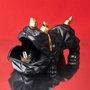 Home Deco Factory Sculpture vide-poche Bulldog noir