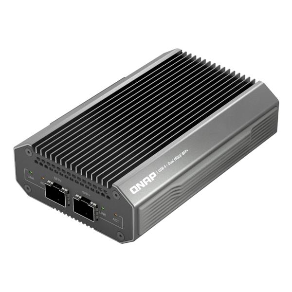 QNAP QNA-UC10G2SF Adaptateur réseau USB Type-C vers RJ45 10 GbE auto-alimenté QNAP QNA-UC10G2SF Adaptateur réseau USB Type-C vers RJ45 10 GbE auto-alimenté