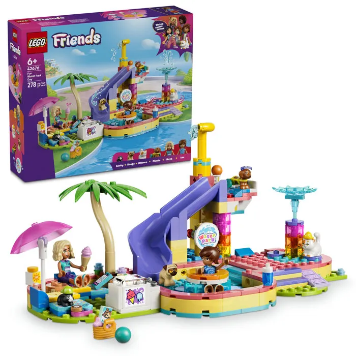 LEGO Friends 42676 Une Fabuleuse Journée au Parc Aquatique - Jouet Miniature 6 ans - Déco LEGO Friends 42676 Une Fabuleuse Journée au Parc Aquatique - Jouet Miniature 6 ans - Déco