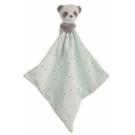Doudou Baby 25 x 25 cm Aigue marine Ours Panda