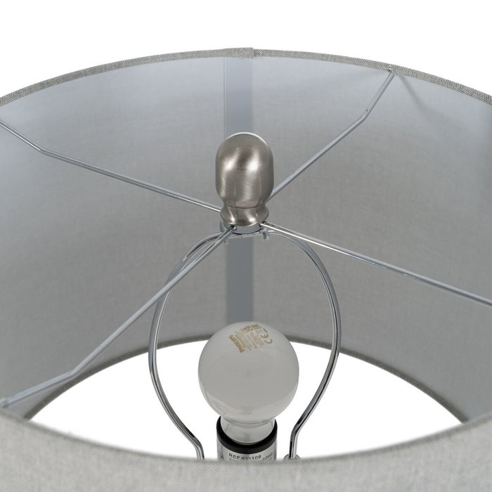 BigBuy Home Lampe de bureau Gris Métal Céramique