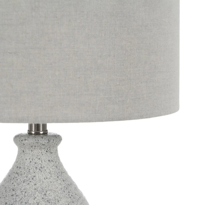BigBuy Home Lampe de bureau Gris Métal Céramique