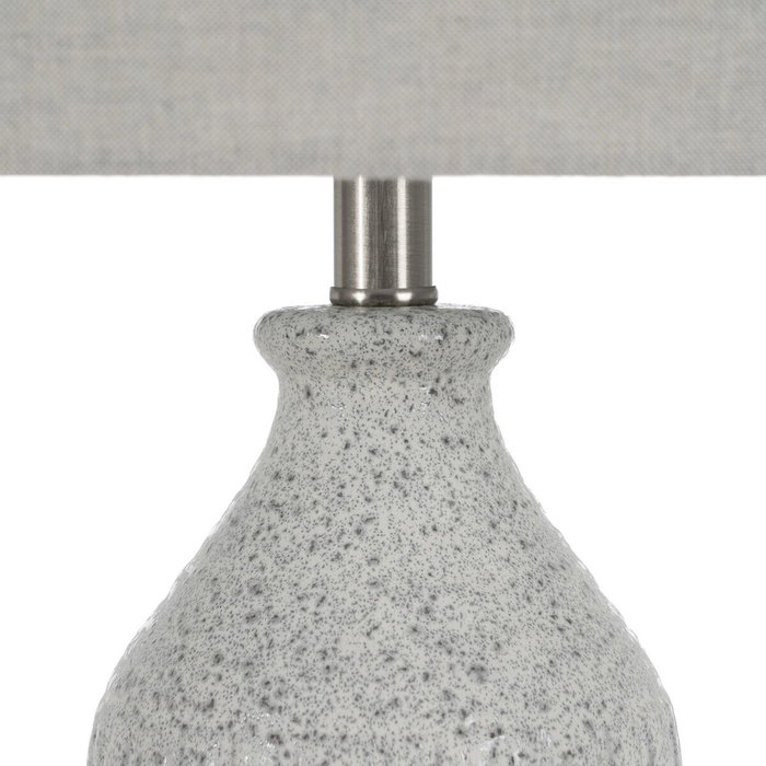 BigBuy Home Lampe de bureau Gris Métal Céramique