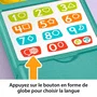 Fisher-Price - Téléphone portable à clapet éducatif pour enfant - Sons, lumières, 12 boutons, écran miroir, apprentissages