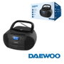 DAEWOO Radio CD/Cassette avec Bluetooth, USB et égaliseur DW3014