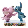 Enesco Figurine Disney Lilo & Stitch - Stitch et Angel avec du gui