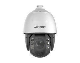 Hikvision Caméra dôme PTZ réseau 4MP, 32x zoom optique, technologie DarkFighter et IA, vision nocturne IR 200m, pour vidéosurveillance
