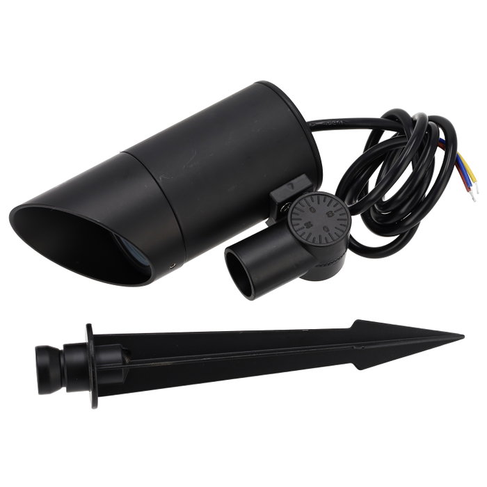 Projecteur LED de jardin avec piquet 18W 60º IP65 3000K Finition noire Projecteur LED de jardin avec piquet 18W 60º IP65 3000K Finition noire