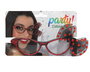 Lunettes de Carnaval pour Femme Adulte avec Noeud Papillon Rouge et Paillettes - Accessoire Élégant pour Fête Pin-up et Vintage