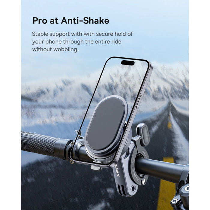 Baseus PrimeTrip Series Support magnétique pour vélo Argent