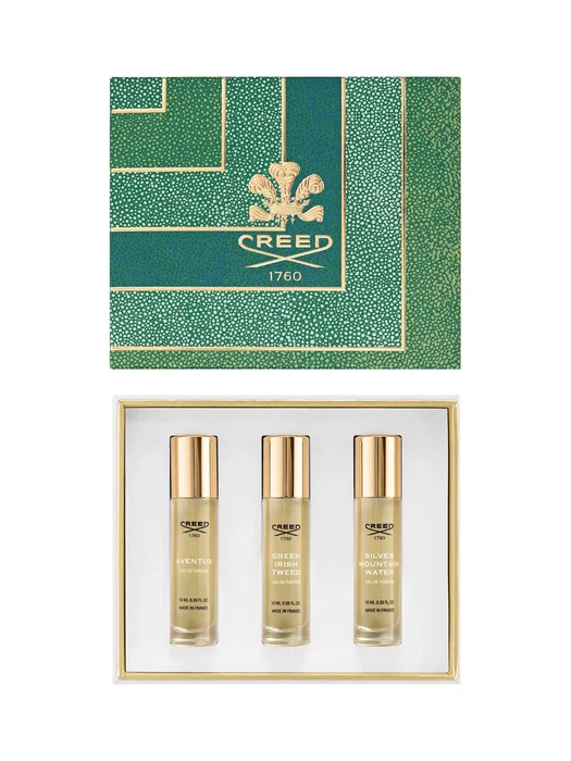 Creed Set Aventus, Green Irish Tweed et Silver Mountain Water 10 ml Creed Set Aventus, Green Irish Tweed et Silver Mountain Water 10 ml