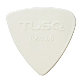 Graphtech TUSQ Bi-Angle Médiator 1 mm Blanc (Bright) Lot de 4