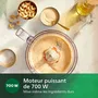 Philips HR7320/00 - Robot de cuisine multifonction Daily Compact - 700 W - Bol 2.1 L - 19 fonctions - Tranche, Râpe, Fouet - Blanc