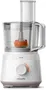 Philips HR7320/00 - Robot de cuisine multifonction Daily Compact - 700 W - Bol 2.1 L - 19 fonctions - Tranche, Râpe, Fouet - Blanc