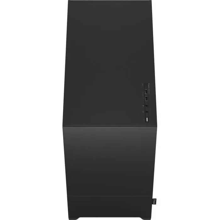 Fractal Design Pop Mini Silent Black Solid FD-C-POS1M-01 - Boîtier PC Micro-ATX/Mini-ITX Noir - Silencieux, 3 Ventilateurs, USB 3.1 Type-C Ready, jusqu'à 6 SSD