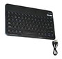 Elbe TE-102-BT - Clavier Bluetooth Slim Ultra Fin Noir Sans Fil Compatible PC, Ordinateur Portable, Smartphone, Tablette et Smart TV