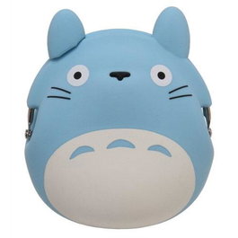 Mon voisin Totoro porte-monnaie mini Totoro bleu 9 cm