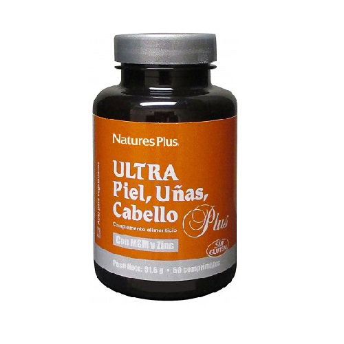 NATURES PLUS Ultra Peau Cheveux et Ongles 60 comprimés NATURES PLUS Ultra Peau Cheveux et Ongles 60 comprimés